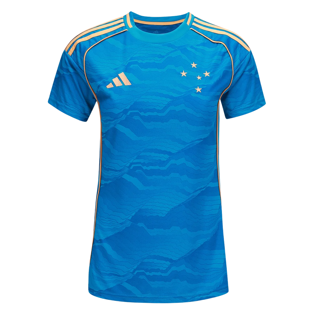 Camisa Cruzeiro III 25/26 - Feminina Azul (Pré-Venda)