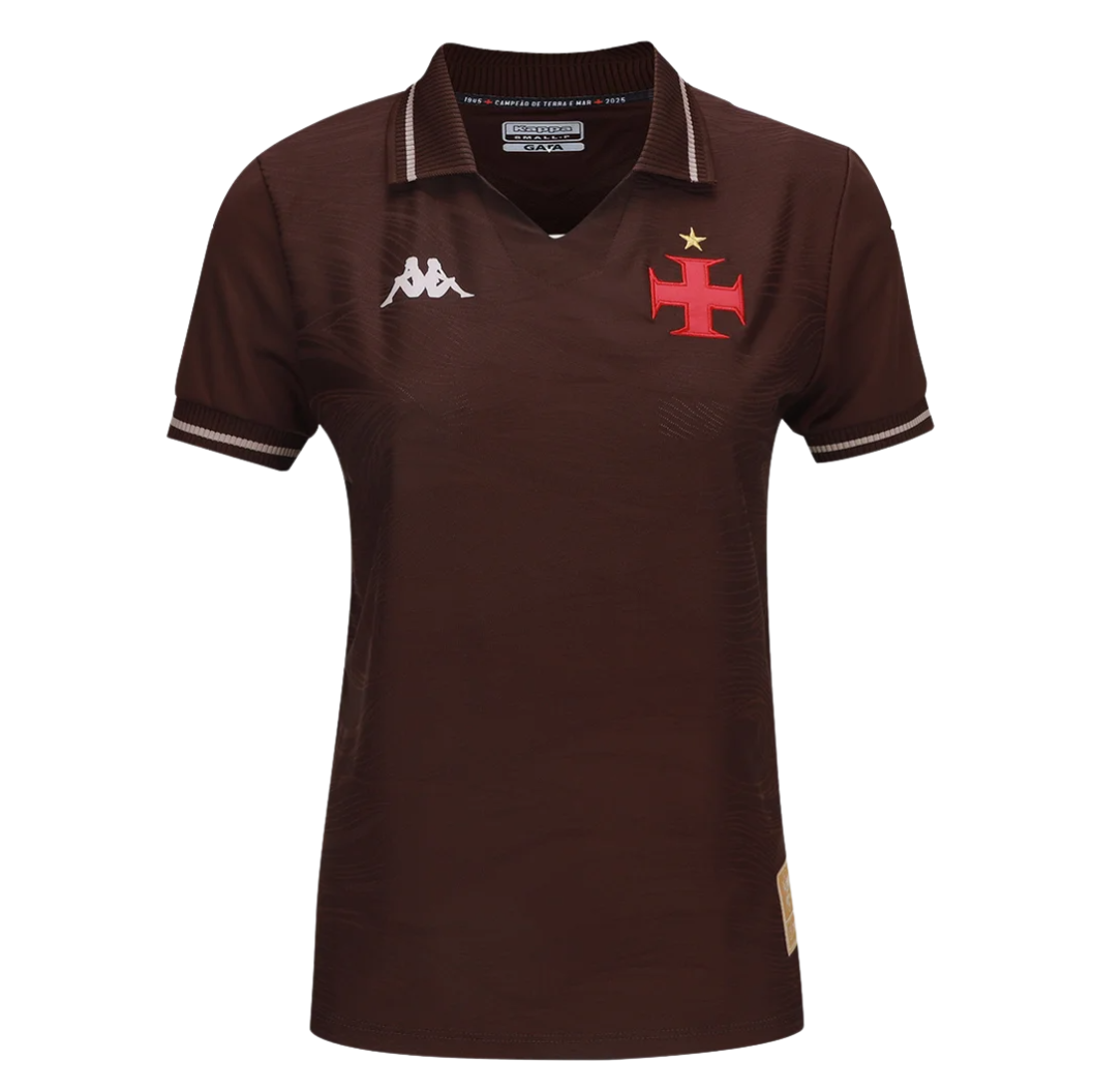 Camisa Vasco da Gama III 25/26 - Versão Feminina Baby Look