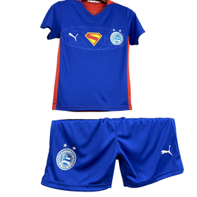 Conjunto Infantil Bahia Edição Especial 25/26 - Superman Vermelho e Azul