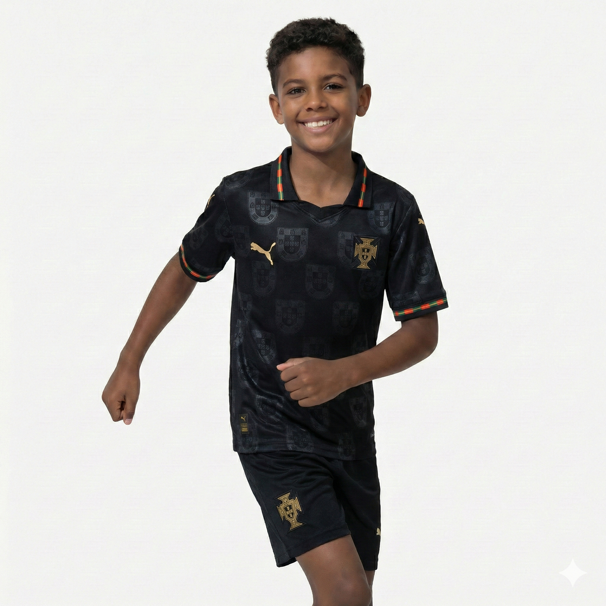 Conjunto Infantil Portugal Edição Especial 26/27 - Preto