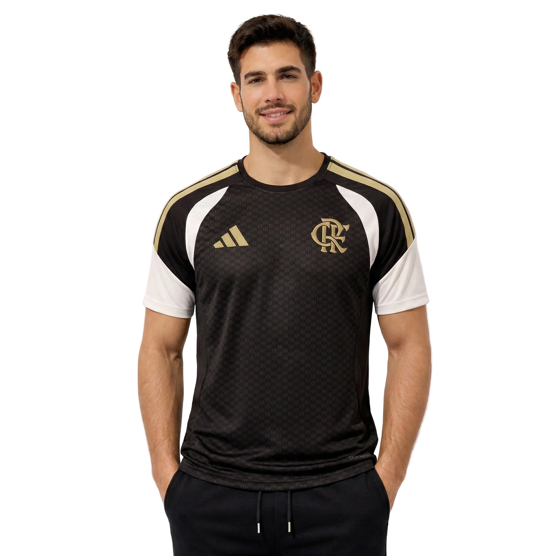 Camisa Flamengo Treino Comissão 2026 - Preta