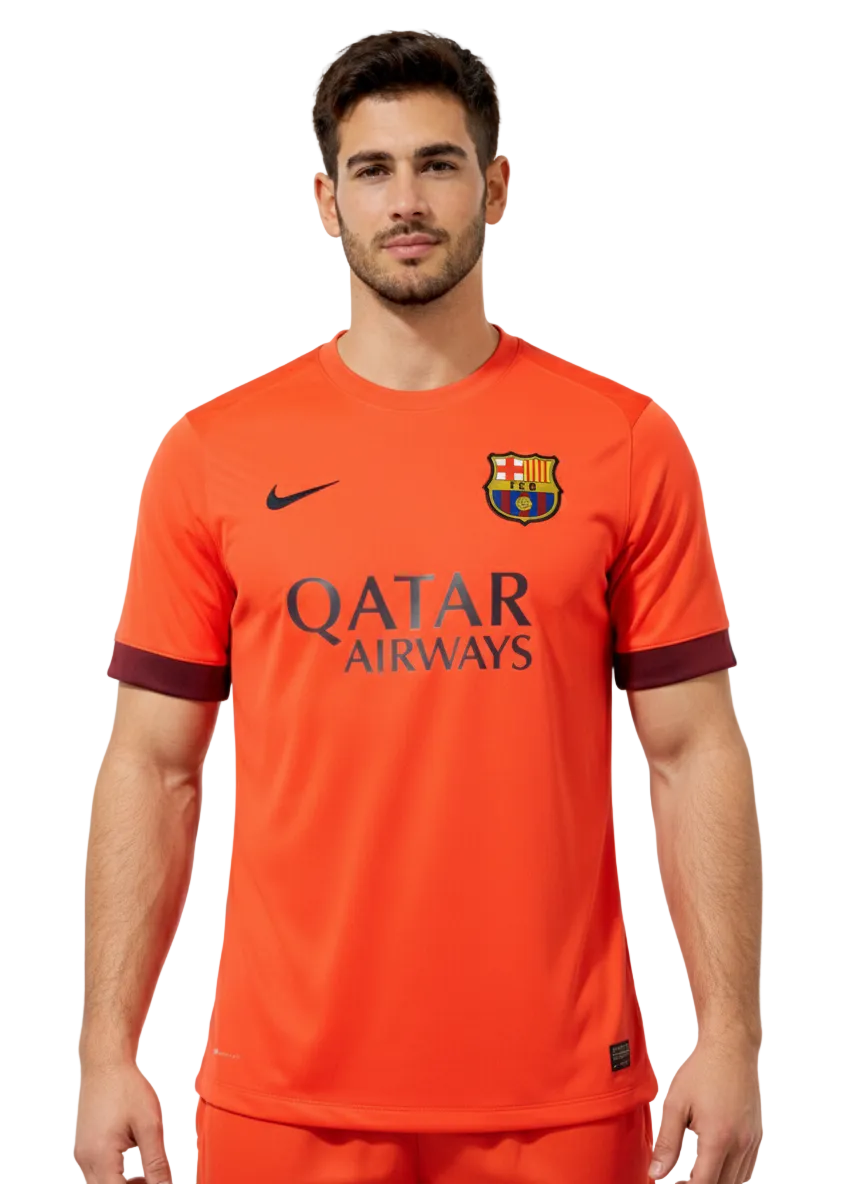 Camisa Barcelona Away 2014/15 - Versão Retro