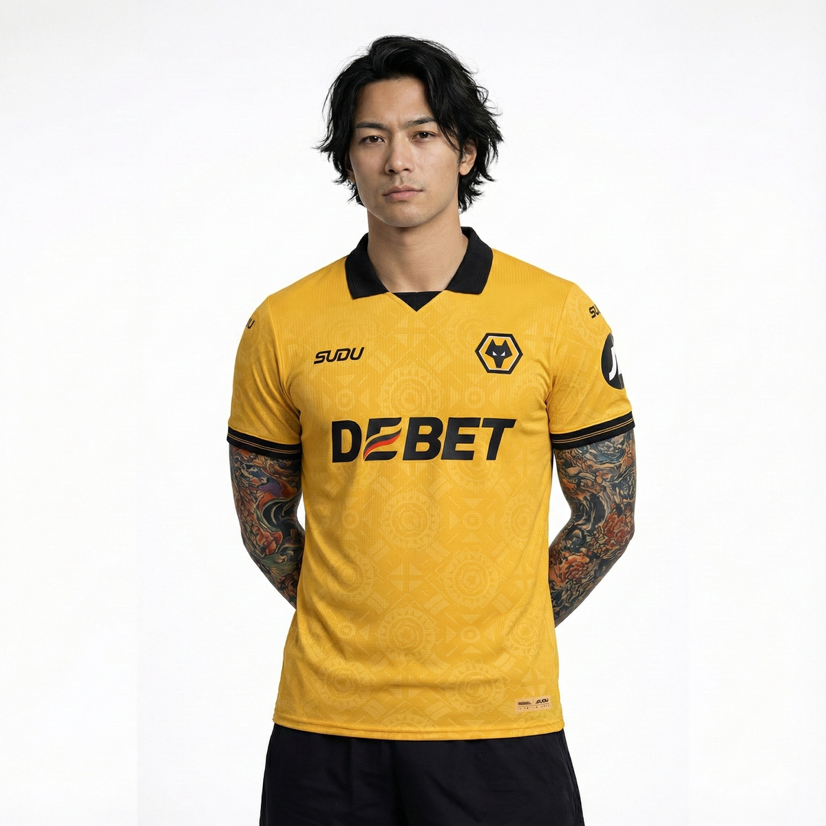 Camisa Wolves Home 25/26 - Amarela