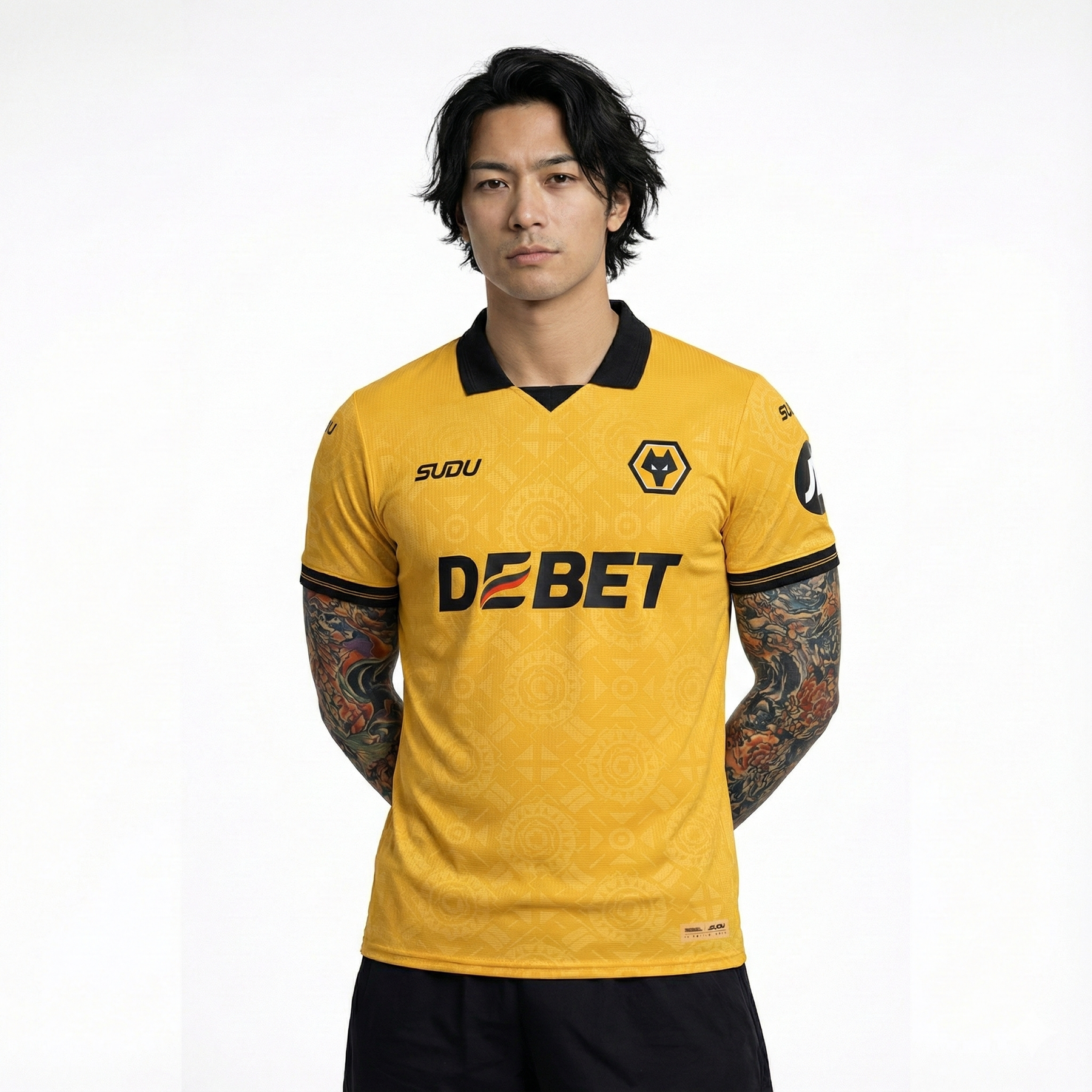 Camisa Wolves Home 25/26 - Amarela