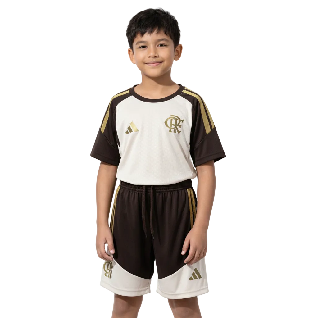 Conjunto Flamengo Treino 25/26 - Bege