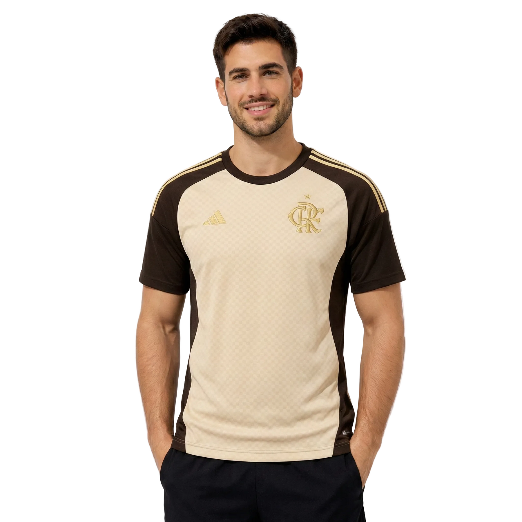 Camisa Flamengo Treino Comissão 2026 - Bege