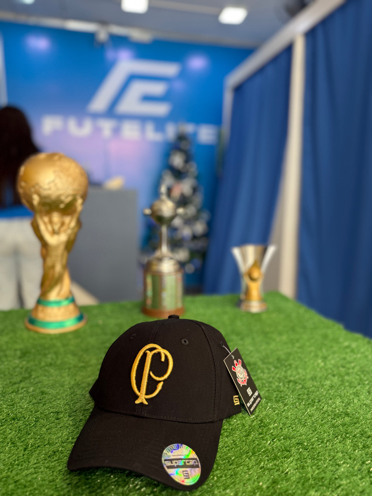 Boné Corinthians - Preto