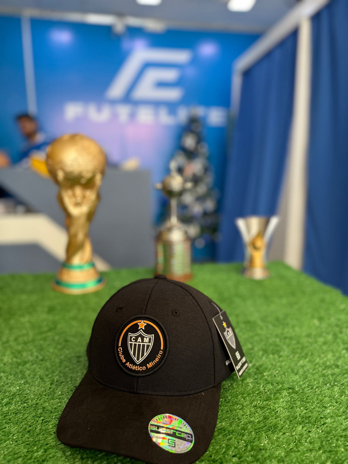 Boné Atlético Mineiro - Preto