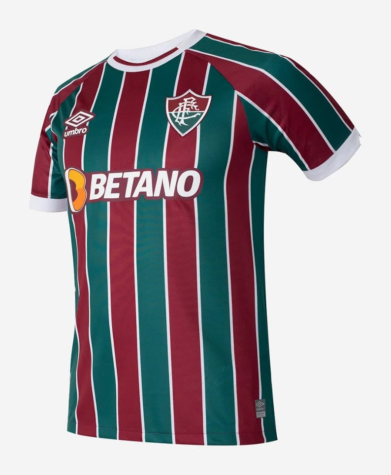 Camisa Fluminense Home 23/24 - Vinho e verde