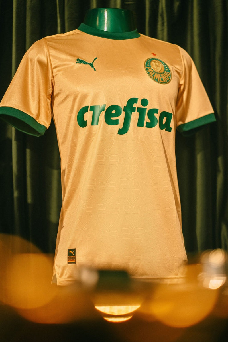 Camisa Verdão Third 24/25 - Dourada e verde