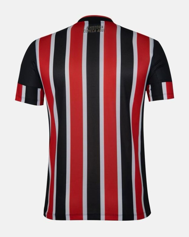 Camisa São Paulo Away 24/25 - Vermelha e preta