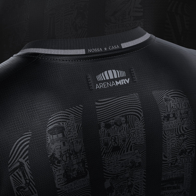 Camisa Atlético Mineiro Edição Especial 22/23 - Manto da Massa Preto