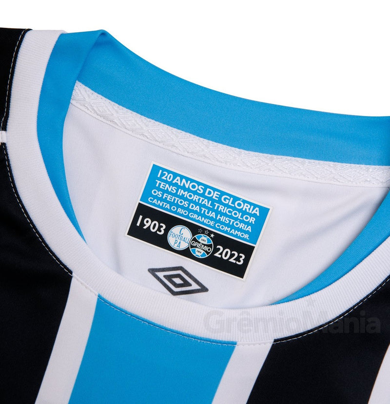 Camisa Grêmio Home 23/24 - Azul e preta