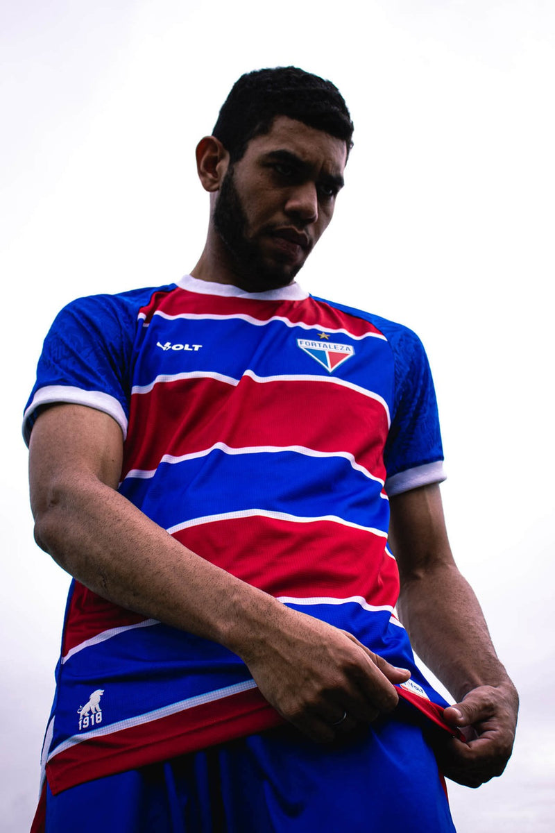 Camisa Fortaleza Home 24/25 - Vermelha e azul