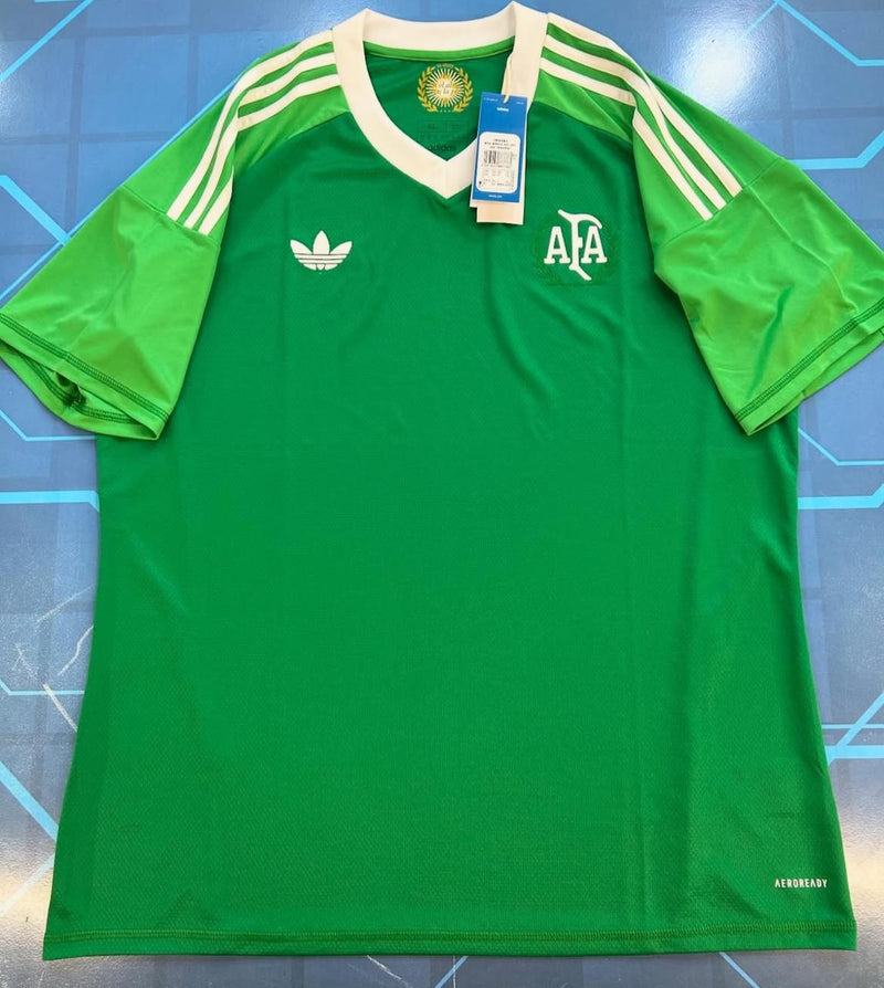 Camisa Argentina de Goleiro Edição Especial 2024/25 - Versão Jogador 50 Anos Verde