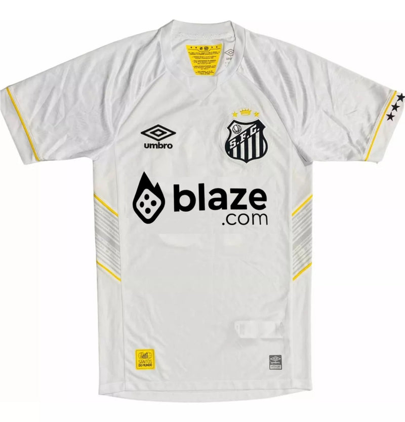 Camisa Santos Home 23/24 - Branca e amarela