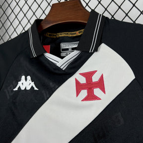 Conjunto Vasco 25/26 Home - Preto e branco