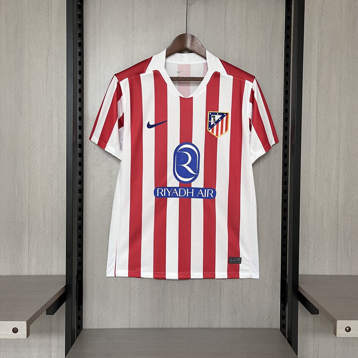 Camisa Atlético de Madrid Titular 25/26 - Vermelho e Branco