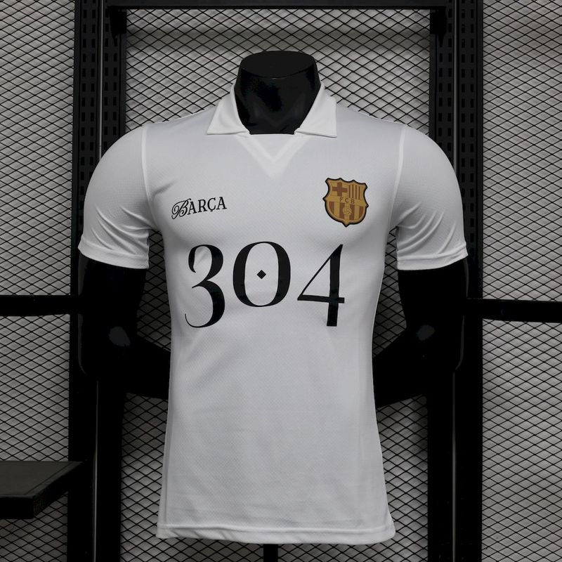 Camisa Barcelona Edição Especial 2025/26 - Versão Jogador Branca