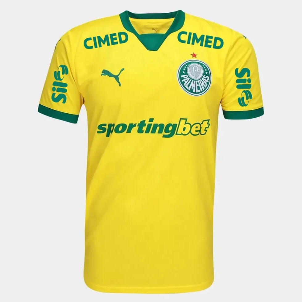Camisa Palmeiras III 25/26 - Versão Torcedor Amarelo