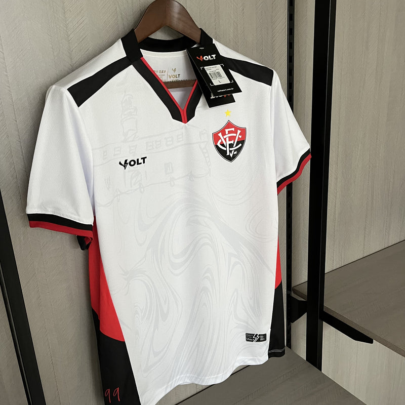 Camisa Vitória Fora 2024/25 - Versão Jogador Branca