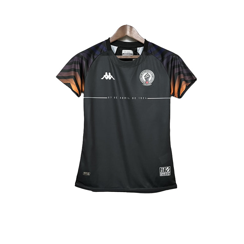 Camisa Vasco Edição Especial 24/25 - Versão Feminina Baby Look Preta