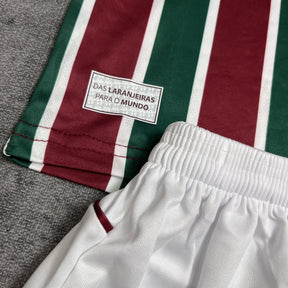 Conjunto Infantil Fluminense Titular 2025/26 - Vinho e Verde