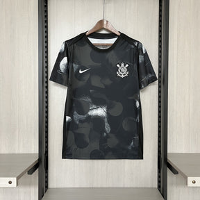 Camisa Corinthians Pré-Jogo 25/26 - Preto