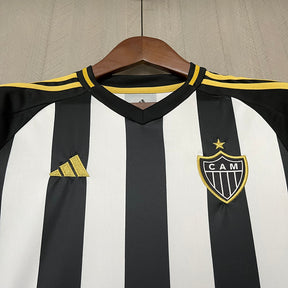Conjunto Infantil Galo Titular 25/26 - Preto e Dourado