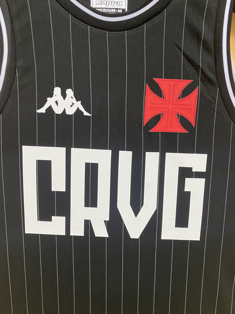 Camisa Regata CRVG Vasco 23/24 - Preta e Branca