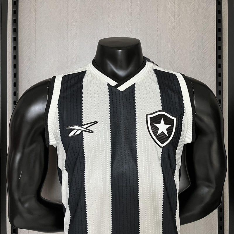 Camisa Regata Botafogo Titular 24/25 - Preta e Branco