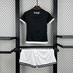 Conjunto Vasco 25/26 Home - Preto e branco