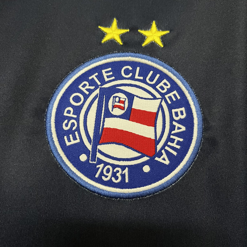 Camisa Bahia III 13/14 - Versão Retrô Azul e Rosa Degradê