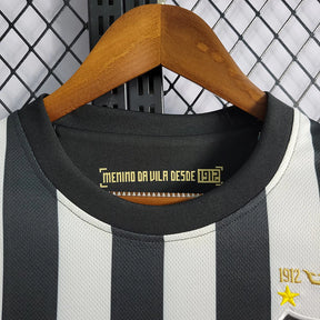Camisa Santos Nike Fora 2012/13 - Versão Retrô Preta e Branca Listrada Neymar Jr