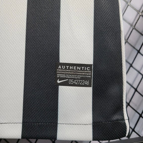 Camisa Santos Nike Fora 2012/13 - Versão Retrô Preta e Branca Listrada Neymar Jr