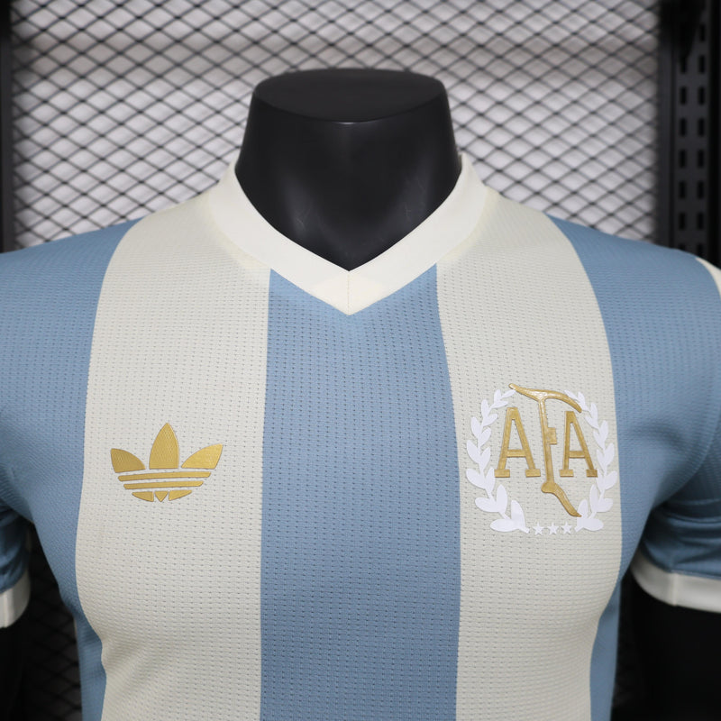 Camisa Argentina Edição Especial 2025/26 - Versão Jogador 50 Anos