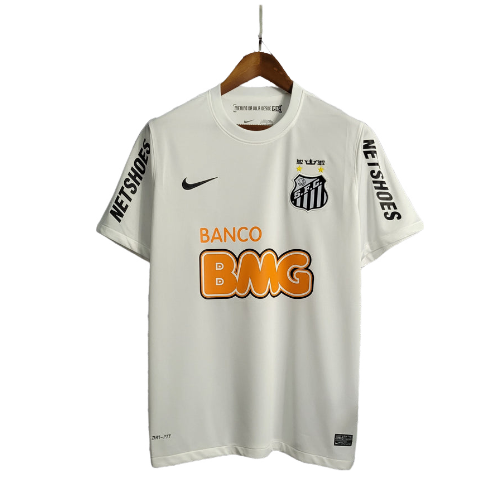 Camisa Santos Nike Titular 2012/13 - Versão Retrô Branca Neymar Jr