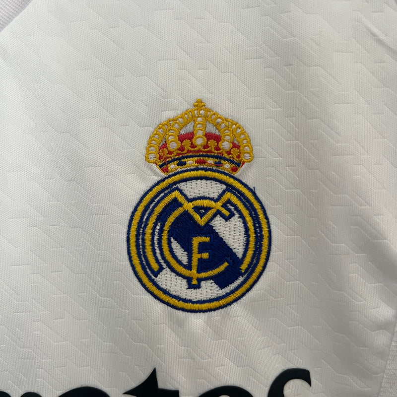 Conjunto Infantil Real Madrid I 24/25 - Branco