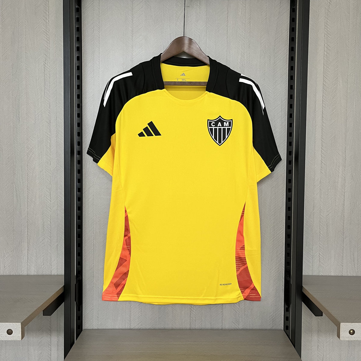 Camisa Atlético Mineiro de Treino 25/26 - Amarelo e Preto