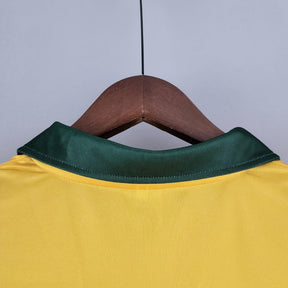 Camisa Brasil Titular 1988 - Versão Retrô Amarela