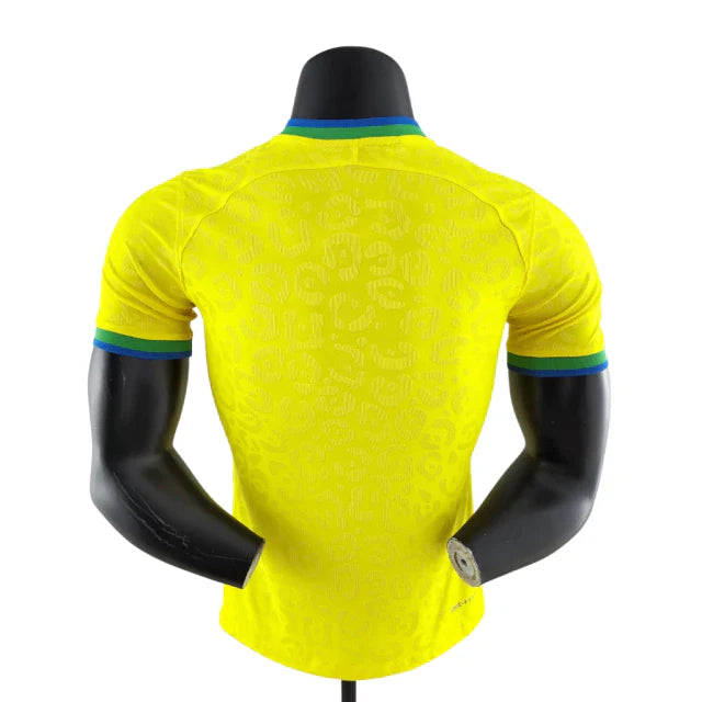 Camisa Brasil Titular 2022 - Versão Jogador Amarela