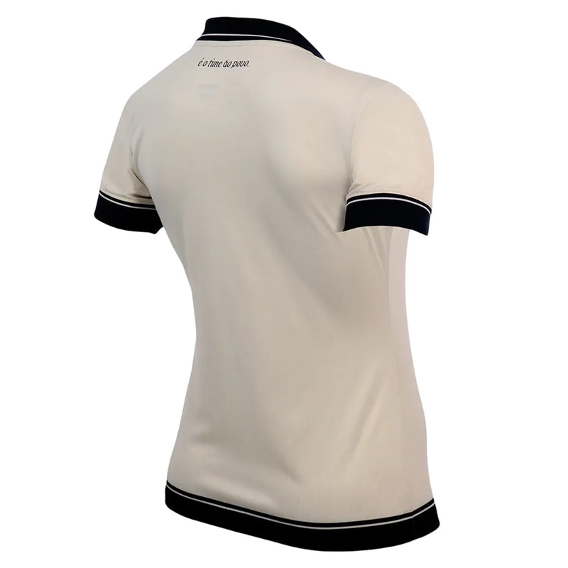 Camisa Corinthians Edição Especial 23/24 - Versão Feminina Baby Look Bege