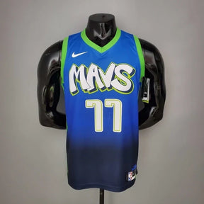 Camisa Regata Dallas Mavericks Azul e Verde - Nike - Masculina