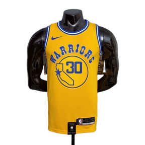 Camisa Regata Golden State Warriors Amarela e Azul - Nike - Masculina