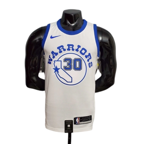 Camisa Regata Golden State Warriors Branca e Azul - Nike - Masculina