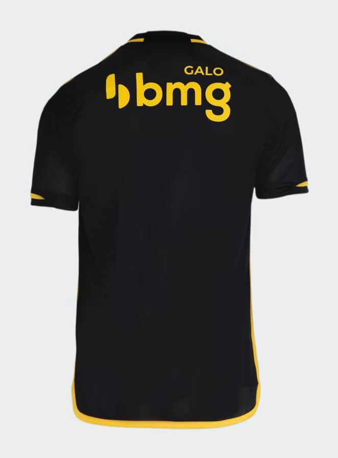 Camisa Atlético Mineiro III 23/24 - Versão Torcedor Preto e Amarelo