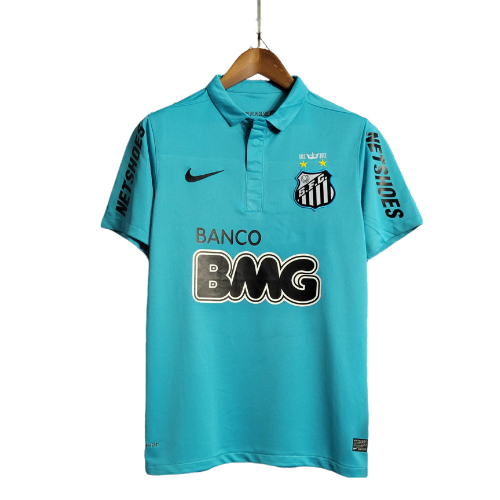 Camisa Santos Nike III 2012/13 - Versão Retrô Azul Neymar Jr