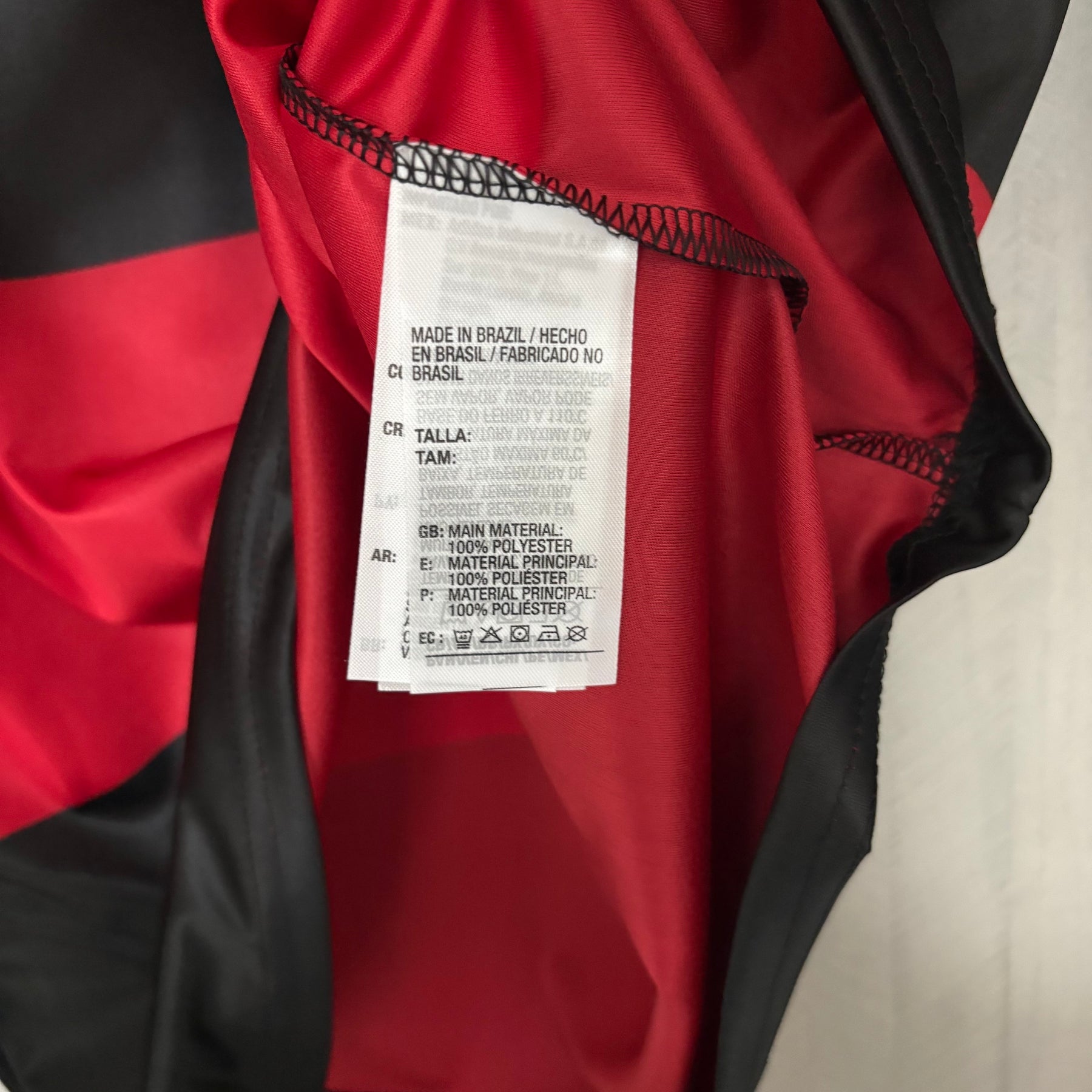 Camisa CRF Home 26/27 Manga Longa - Preta e Vermelha