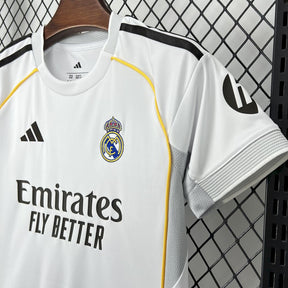 Conjunto Infantil Real Madrid Titular 25/26 - Branco