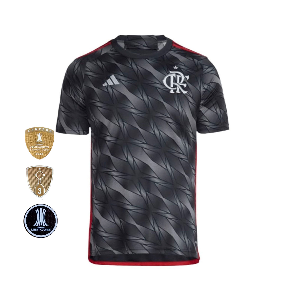 Camisa CRF Third 24/25 - Cinza e Vermelha